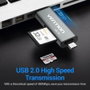 Vention Lector de tarjetas externo USB 2.0 CCJH0 Gris